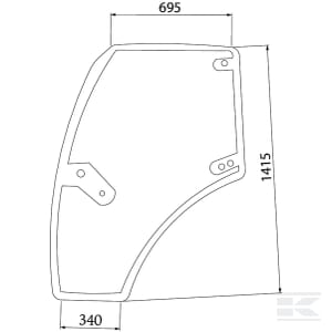 Geam usa dreapta 00121432020n