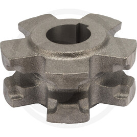 Pinion lant Pas lant (mm): 8 x 31 Numar de dinti: 5 Forma: B Ø exterior DA (mm): 110 Latime B (mm): 48 Gaura DI (mm): 30 Canal pentru pana (mm): 10