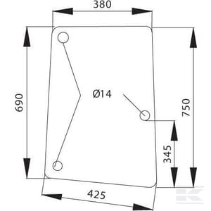 GEAM LATERAL D8183
