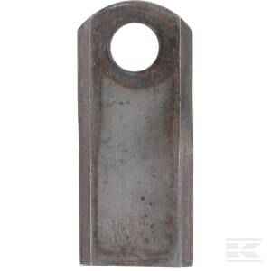Lama cositoare dreapta 116x48x4mm orificiu 20,5mm pachet 25 buc. potrivita pentru Kuhn 6.9E