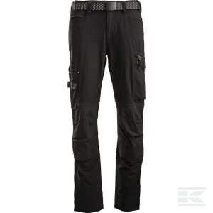Pantaloni unisex 3XL talie 44-48" negru 4 Way Stretch Kramp