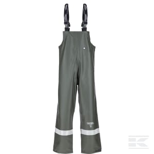 Salopeta impermeabila unisex M verde Kramp Protect