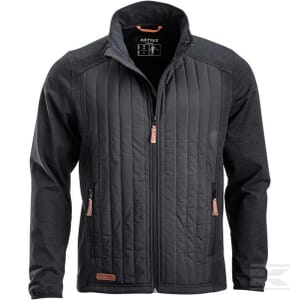 Geaca polar/hibrid, barbati, carbune, marimea 2XL