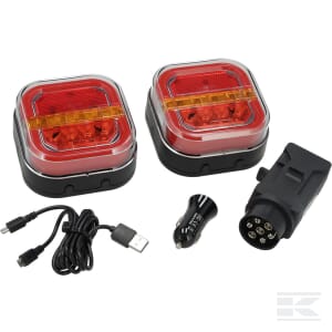 Set lampi LED spate fara cablu LA60040R