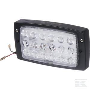 Lampa de lucru LED 27W 3375lm dreptunghiulara 10-30V alba 182,5x48x101,5mm tip combo mufa AMP 18 LED-uri Kramp LA80300