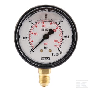 Manometru Ø63 0-60bar 1#4" jos