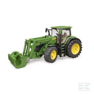 Tractor John Deere 7R cu incar
